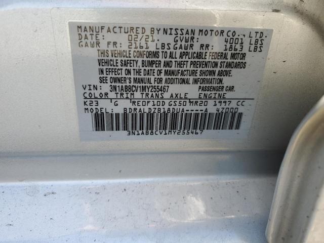 2021 NISSAN SENTRA SV - 3N1AB8CV1MY255467