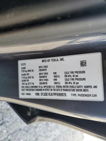 2023 TESLA MODEL 3 - 5YJ3E1EA7PF699970