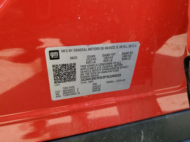 2023 CHEVROLET BLAZER RS - 3GNKBERS3PS226533