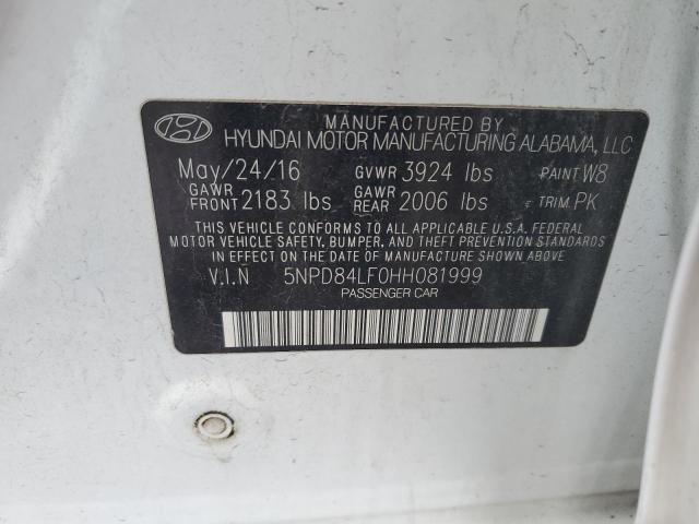 2017 HYUNDAI ELANTRA SE - 5NPD84LF0HH081999