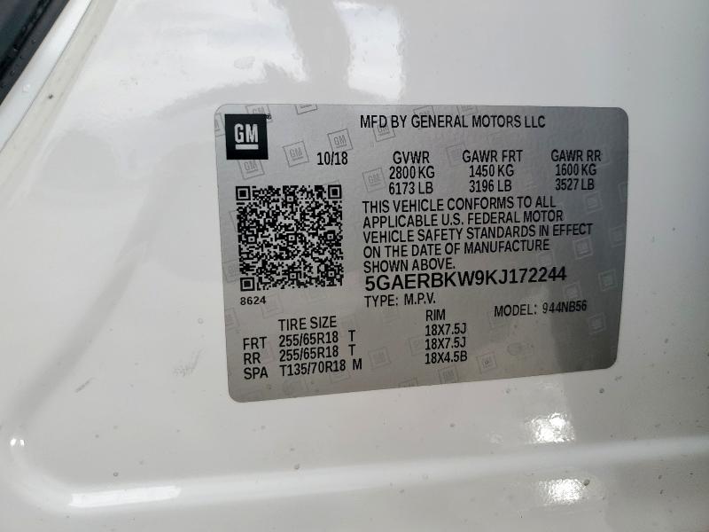 2019 BUICK ENCLAVE ES - 5GAERBKW9KJ172244