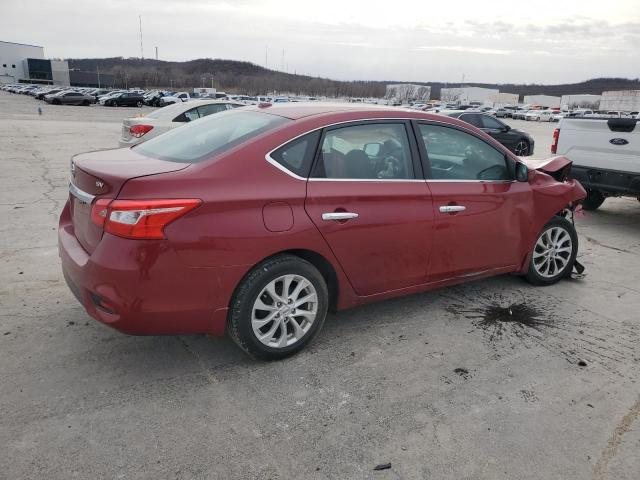 NISSAN SENTRA S 2019 red  gas 3N1AB7AP9KY225371 photo #4