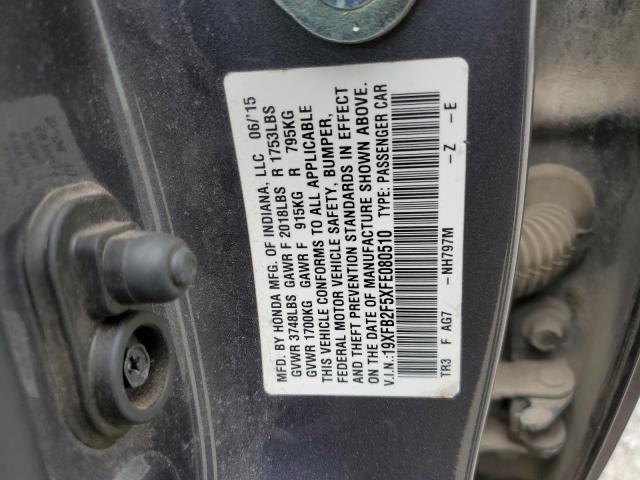 2015 HONDA CIVIC LX - 19XFB2F5XFE080510