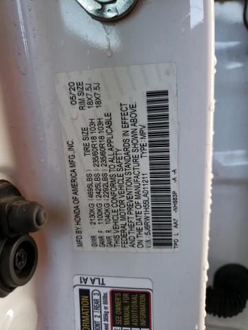 5J6RW1H55LA011211 2020 HONDA CRV