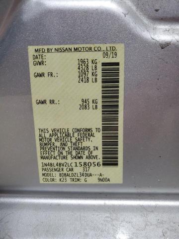 2020 NISSAN ALTIMA S 1N4BL4BV2LC158056