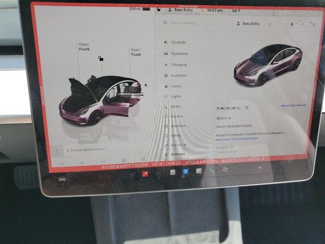 2023 TESLA MODEL 3 5YJ3E1EA5PF710206