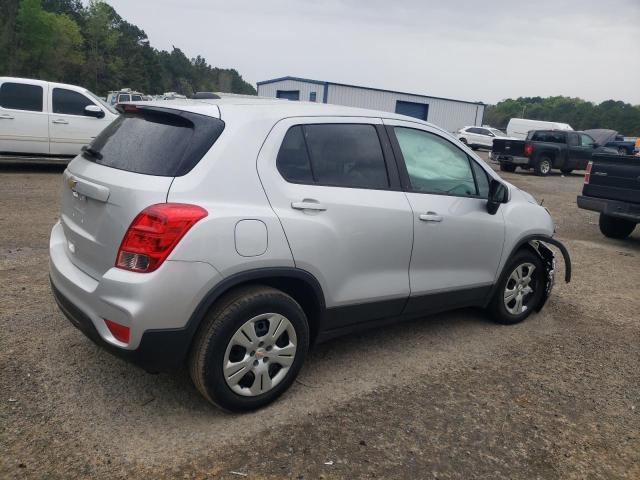CHEVROLET TRAX LS 2019 silver  gas 3GNCJKSB0KL183806 photo #4