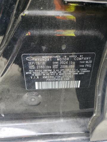 2019 HYUNDAI ELANTRA SE - KMHD84LF0KU779361