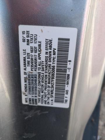 2015 HONDA ODYSSEY LX 5FNRL5H27FB065066