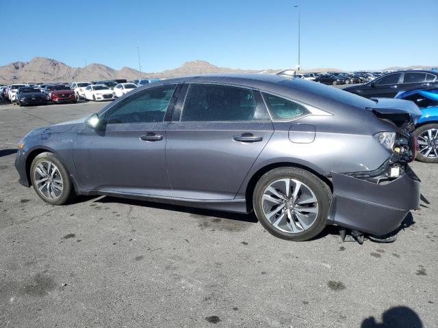 HONDA ACCORD HYB 2021 gray  hybrid engine 1HGCV3F55MA010141 photo #3