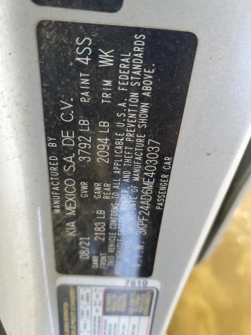 2021 KIA FORTE FE - 3KPF24AD6ME403037