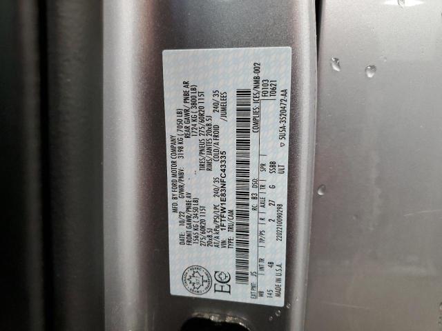 2022 FORD F150 SUPER - 1FTFW1E83NFC43335