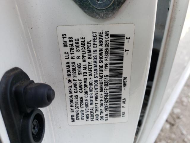 2015 HONDA CIVIC EX - 19XFB2F84FE103516