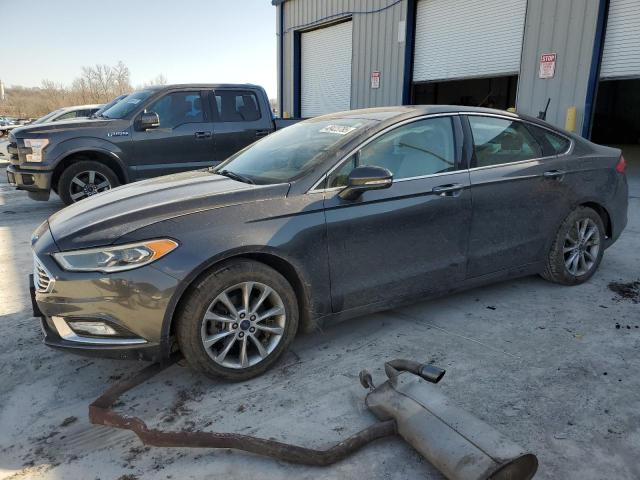 FORD FUSION SE 2017 gray  gas 3FA6P0HD5HR126837 photo #1