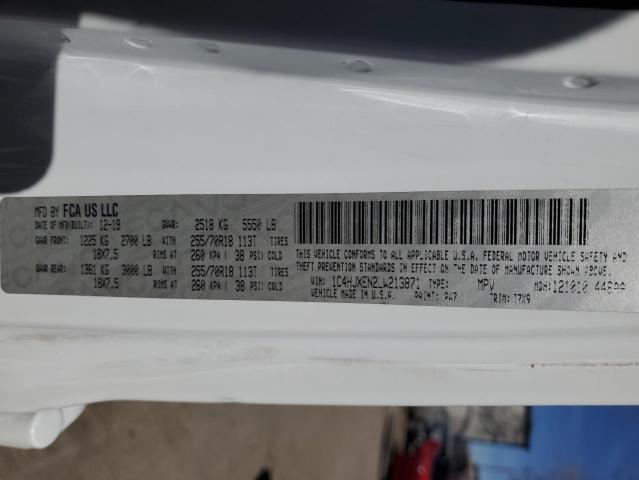 2020 JEEP WRANGLER U 1C4HJXEN2LW213871