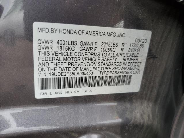 2020 ACURA ILX - 19UDE2F35LA005453