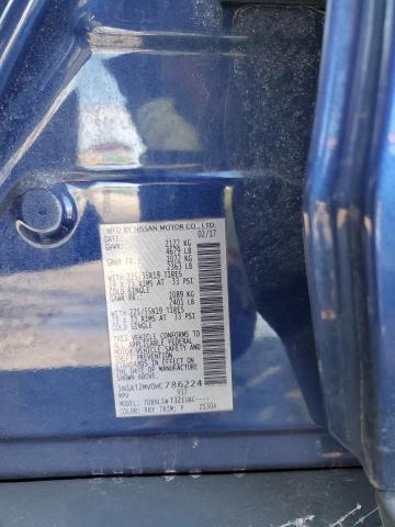 2017 NISSAN ROGUE SV 5N1AT2MV0HC786224