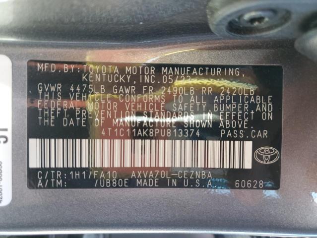 2023 TOYOTA CAMRY LE - 4T1C11AK8PU813374
