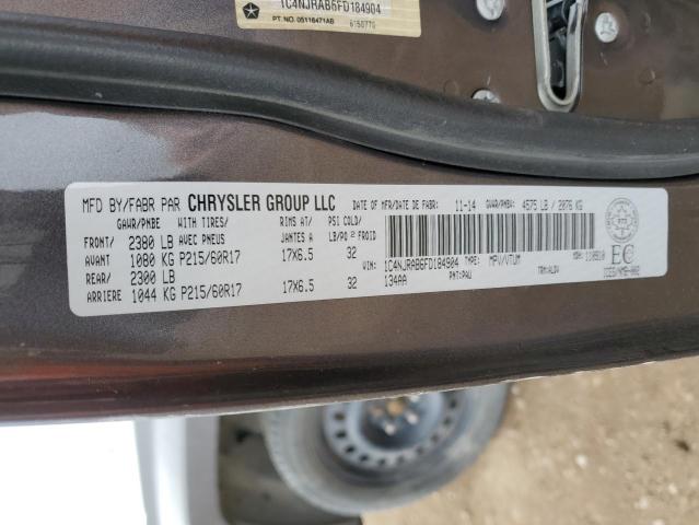 2015 JEEP PATRIOT 1C4NJRAB6FD184904