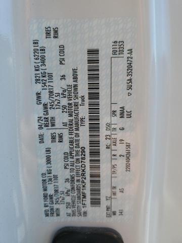 2024 FORD F150 XL - 1FTMF1KP2RKD78290