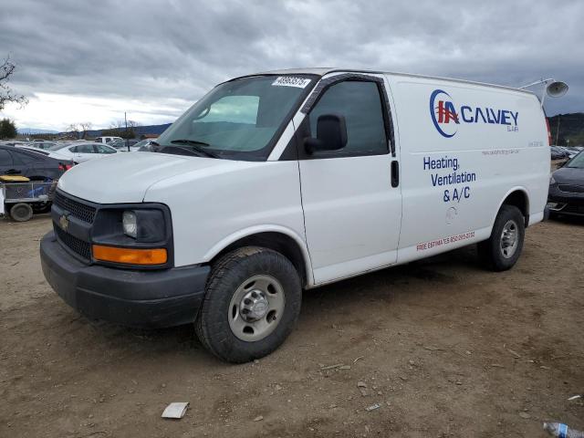 CHEVROLET EXPRESS G2 2010 white  flexible fuel 1GCZGFBA3A1160218 photo #1
