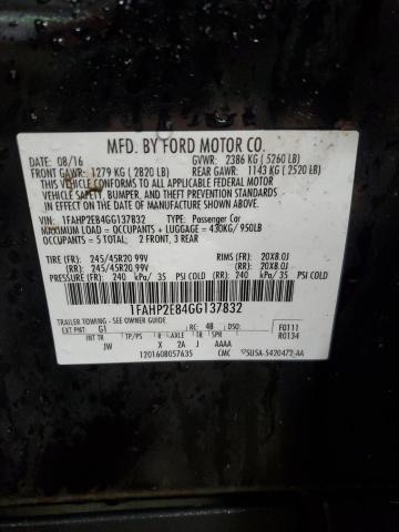 2016 FORD TAURUS SEL - 1FAHP2E84GG137832