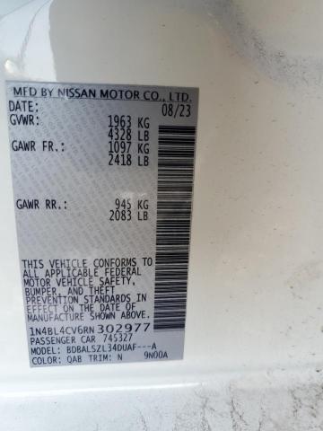 2024 NISSAN ALTIMA SR - 1N4BL4CV6RN302977