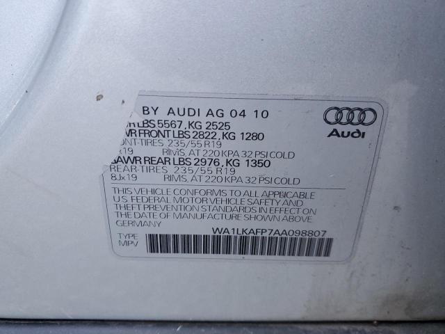 wa1lkafp7aa098807 - 2010 Audi q5 premium plus - #50611125