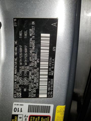 2016 TOYOTA SIENNA LE - 5TDKK3DC5GS697794