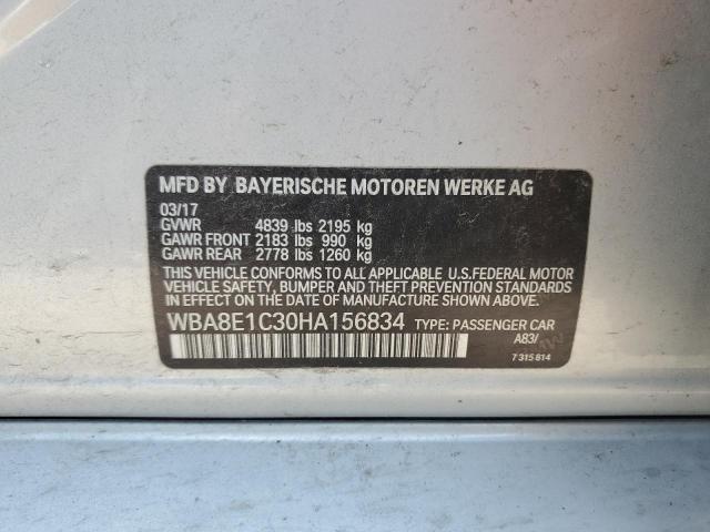 2017 BMW 330E - WBA8E1C30HA156834