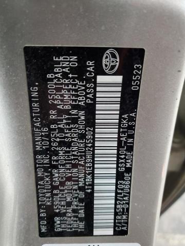 2017 TOYOTA AVALON XLE - 4T1BK1EB9HU245902