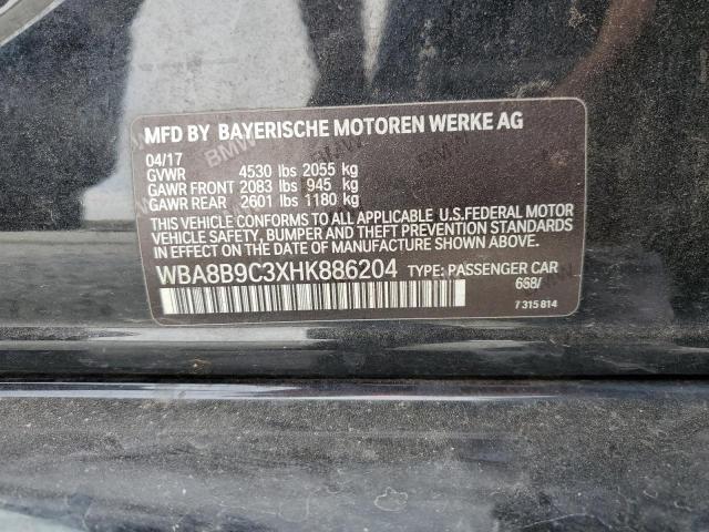 2017 BMW 330 I - WBA8B9C3XHK886204