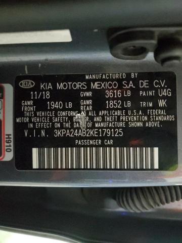 2019 KIA RIO S - 3KPA24AB2KE179125