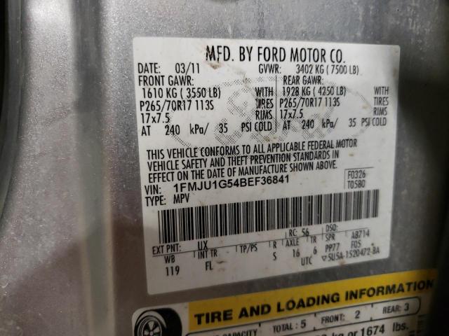 2011 FORD EXPEDITION - 1FMJU1G54BEF36841