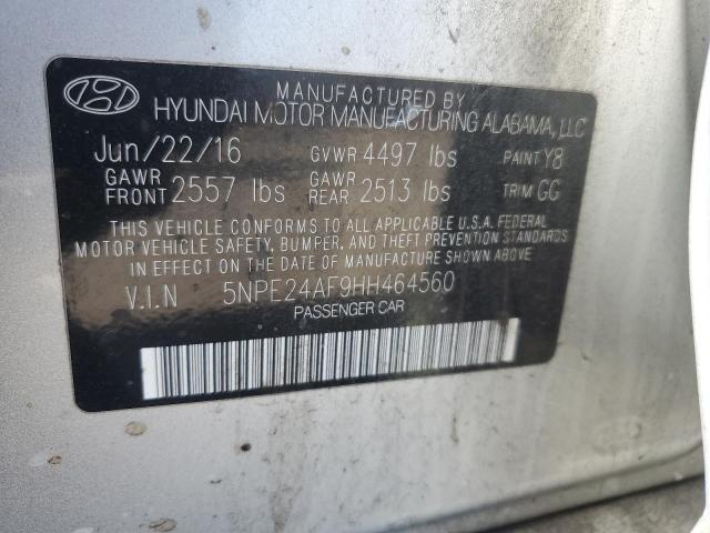 2017 HYUNDAI SONATA SE - 5NPE24AF9HH464560
