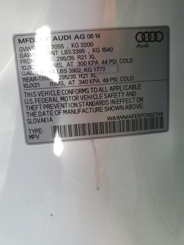 2015 AUDI Q7 TDI PRE WA1WMAFE5FD002748