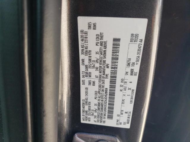2013 FORD ESCAPE SEL - 1FMCU0HXXDUD52869