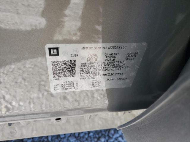 2019 GMC ACADIA SLT - 1GKKNMLS8KZ203333