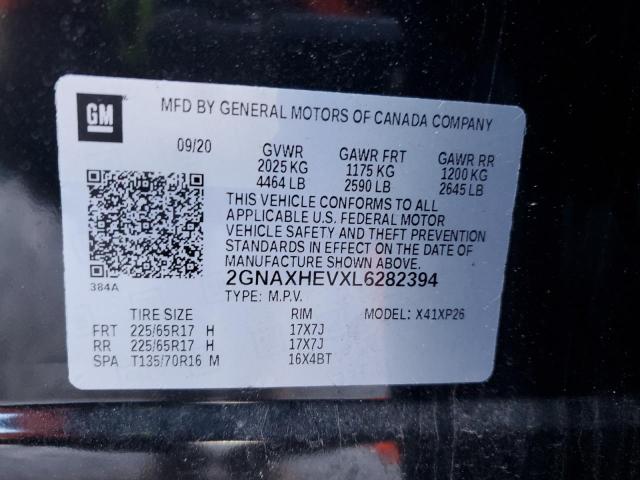 2020 CHEVROLET EQUINOX LS - 2GNAXHEVXL6282394