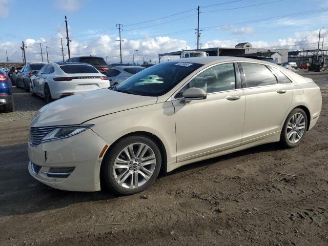 LINCOLN MKZ HYBRID 2014 cream  hybrid engine 3LN6L2LU7ER807419 photo #1