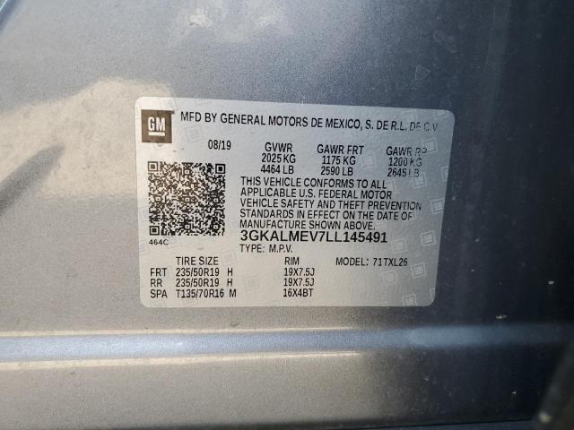 2020 GMC TERRAIN SL - 3GKALMEV7LL145491