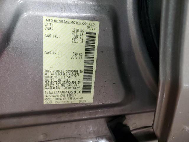 2015 NISSAN ALTIMA 2.5 - 1N4AL3AP7FN405850