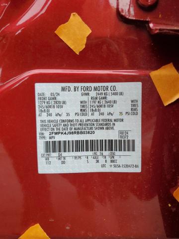 2024 FORD EDGE SEL - 2FMPK4J98RBB03820
