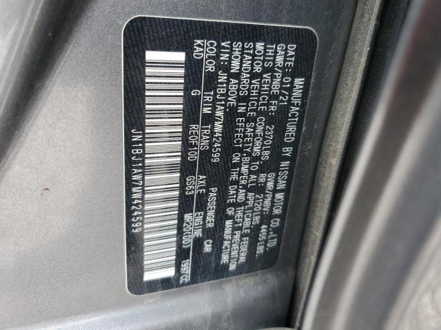 2021 NISSAN ROGUE SPOR - JN1BJ1AW7MW424599