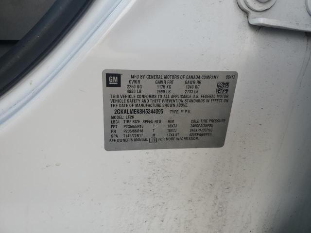 2017 GMC TERRAIN SL - 2GKALMEK8H6344096