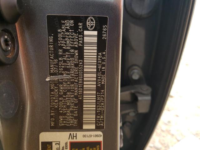 2016 TOYOTA AVALON HYB 4T1BD1EB8GU055243