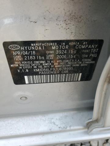 2018 HYUNDAI ELANTRA SE - KMHD84LF9JU678995