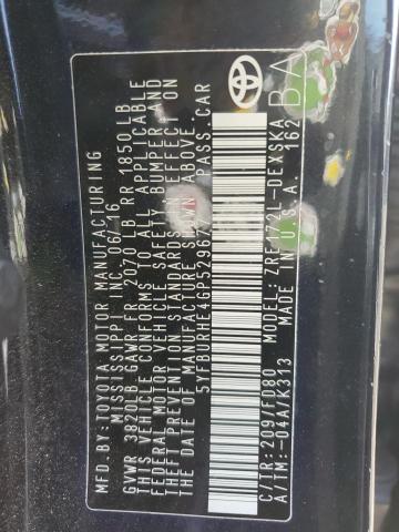 2016 TOYOTA COROLLA L - 5YFBURHE4GP529677