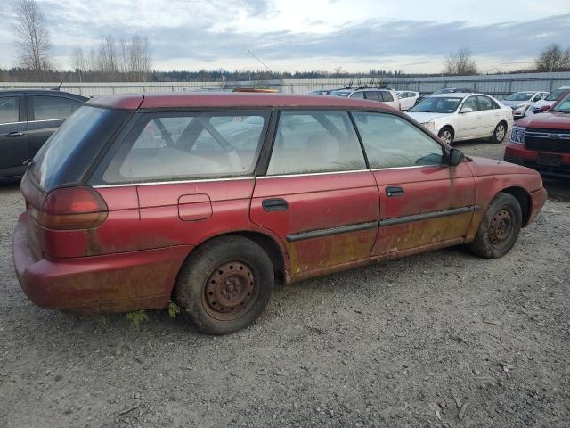 SUBARU LEGACY L 1997 red  gas 4S3BK4350V7303571 photo #4
