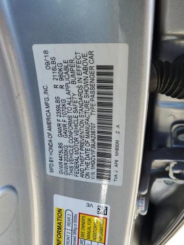 2018 HONDA ACCORD SPO 1HGCV1F39JA238707